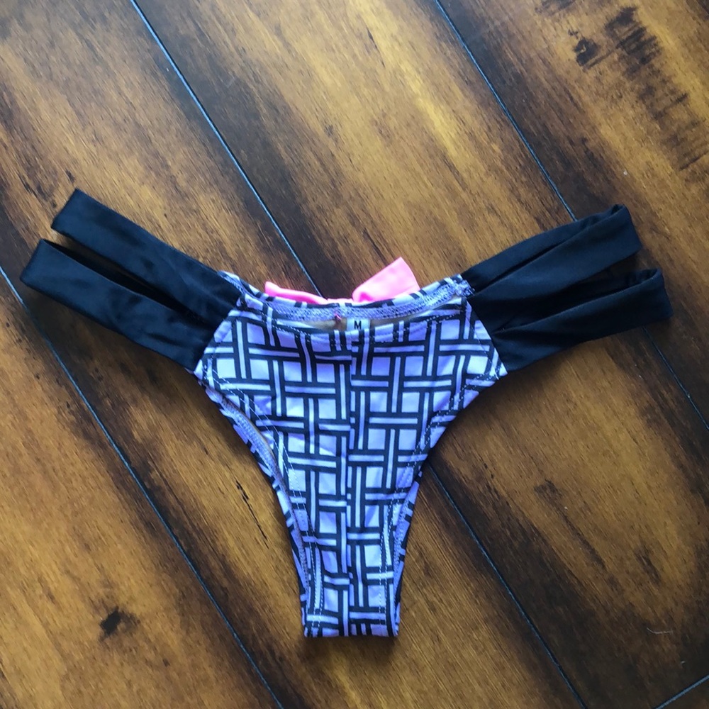 MONTCE SWIM STRAPPY CHEEKY BOW BIKINI BOTTOMS